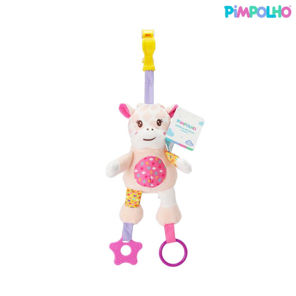 Pelúcia De Atividades Interativa Infantil Prendedor Pimpolho