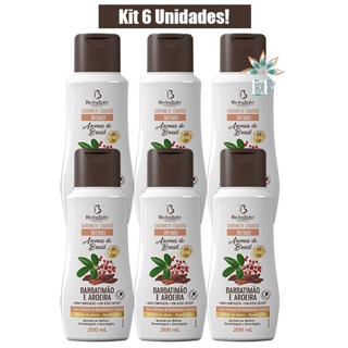 KIT 6 Unidades Sabonete Íntimo Aromas do Brasil BARBATIMÃO E AROEIRA 200mL BIO INSTINTO em Oferta na Shopee