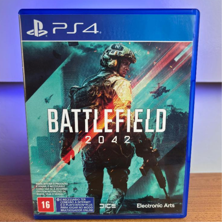 Jogo Battlefield 2042 PS4 Play 4 Mídia Física CD Original
