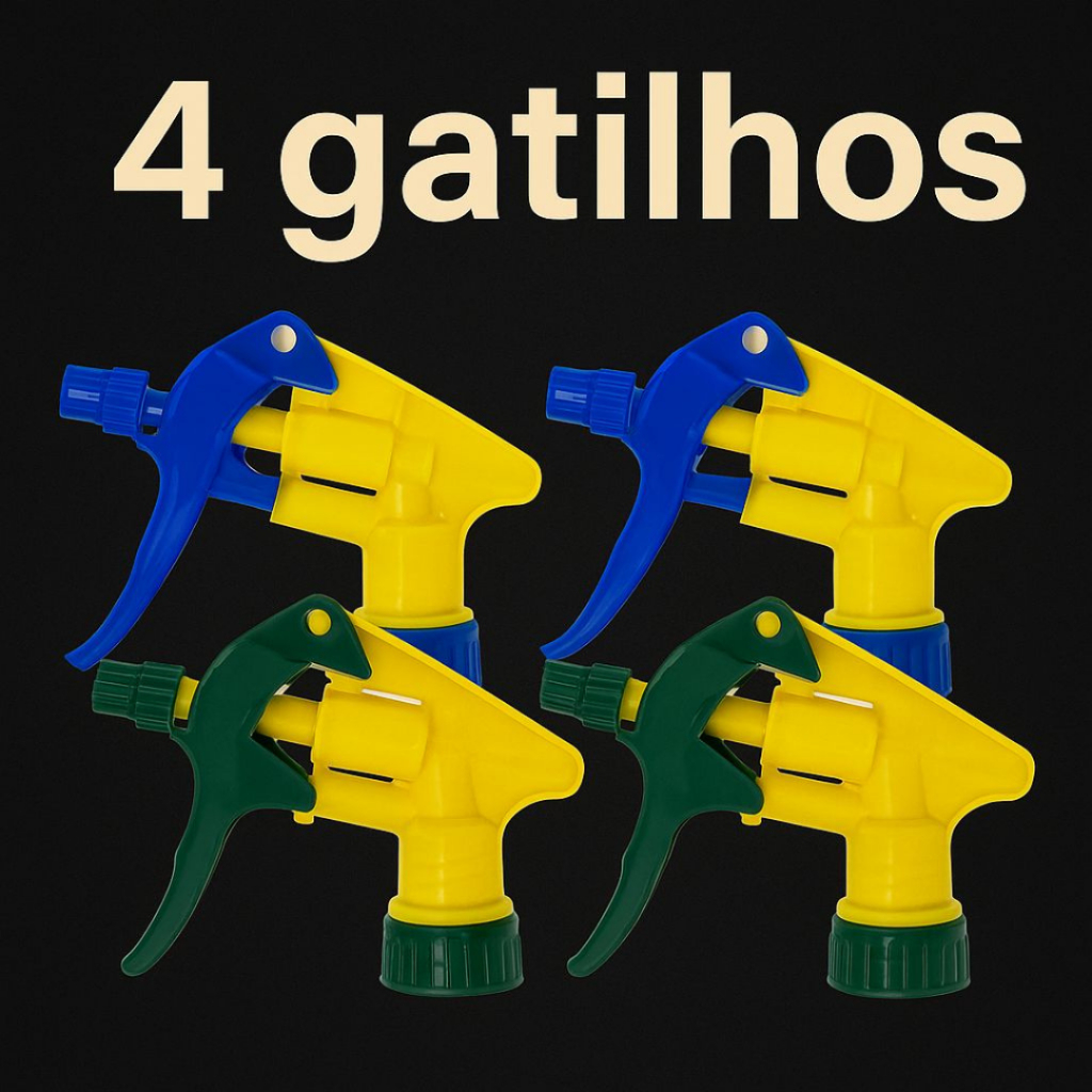 Kit Gatilhos Pulverizador Borrifador pra Garrafa Pet Reforçado em Oferta na Shopee