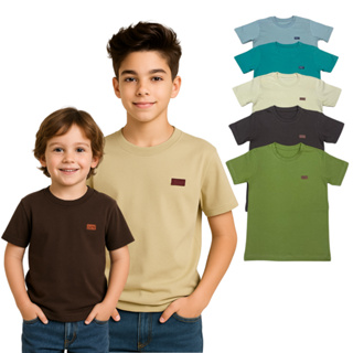 Kit 5 Camisetas Infantil Menino Sortidas Algodão Premium Estilo e Conforto em Oferta na Shopee