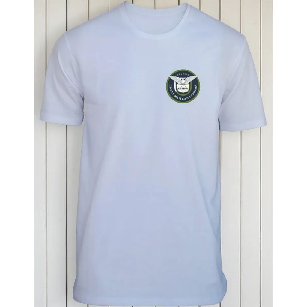 CAMISETA (CAMISA) UNIFORME COLÉGIO CIVICO MILITAR PARANÁ