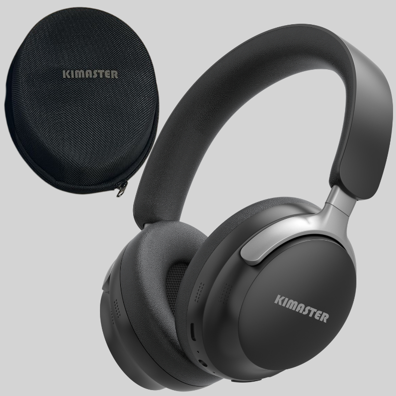 Headphone Kimaster K80 Bluetooth 5.1 – Com Case, Rádio FM, 12 h Bateria em Oferta na Shopee