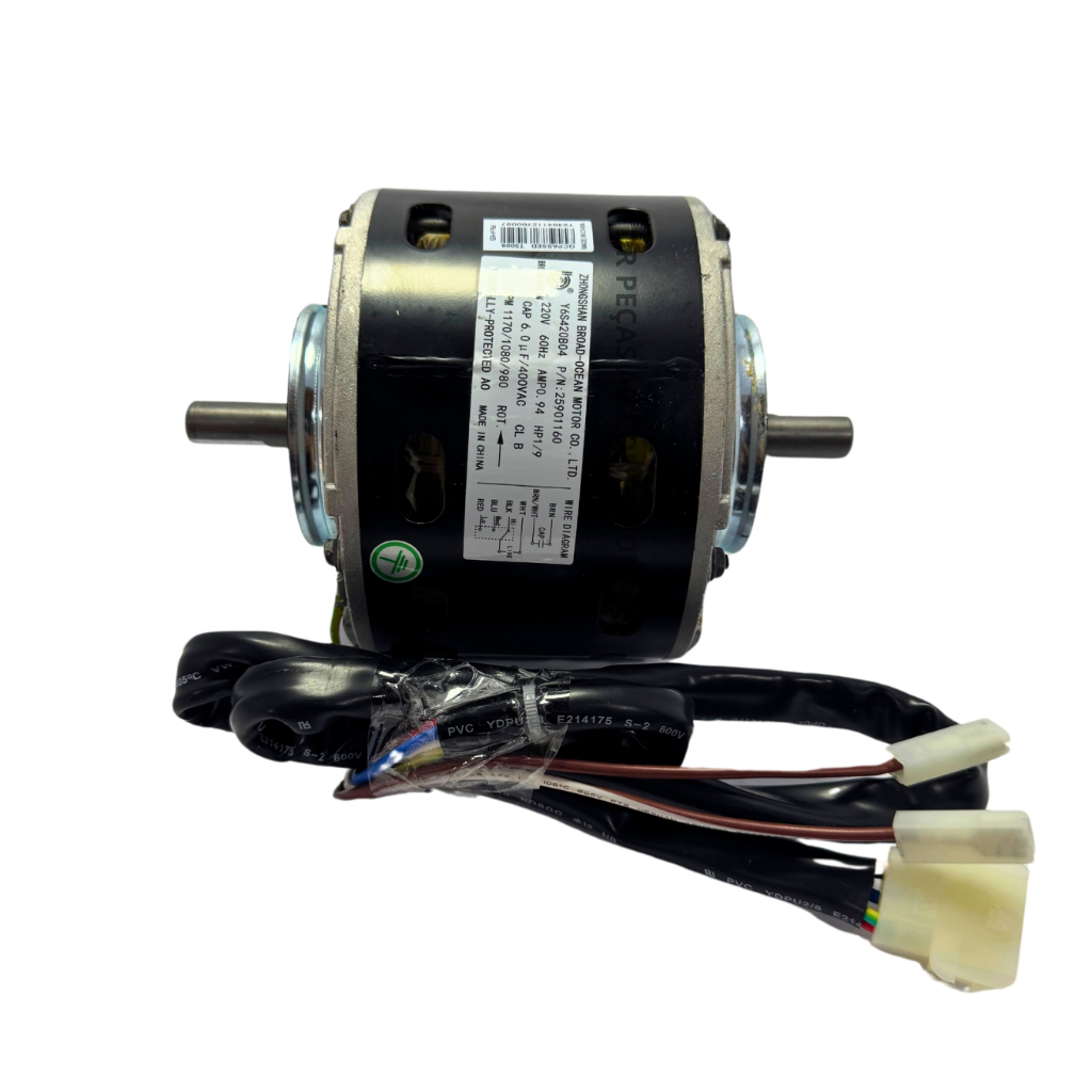 MOTOR VENTILADOR 1/8 220V  SPLIT SPRINGER SPACE 48000 - 60000 BTUS Ar Condicionado