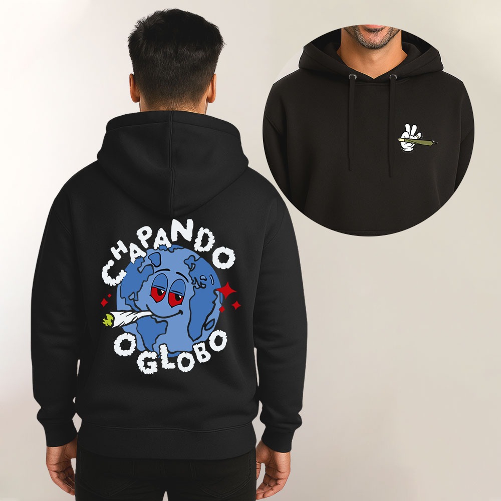 Moletom Chapando O Globo Agasalho Casaco Envio Rapido Skatista Hig Estilo Vibe Verde Coagulandia em Oferta na Shopee