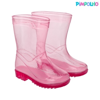 Galocha Infantil Transparente Rosa Feminina Pimpolho em Oferta na Shopee