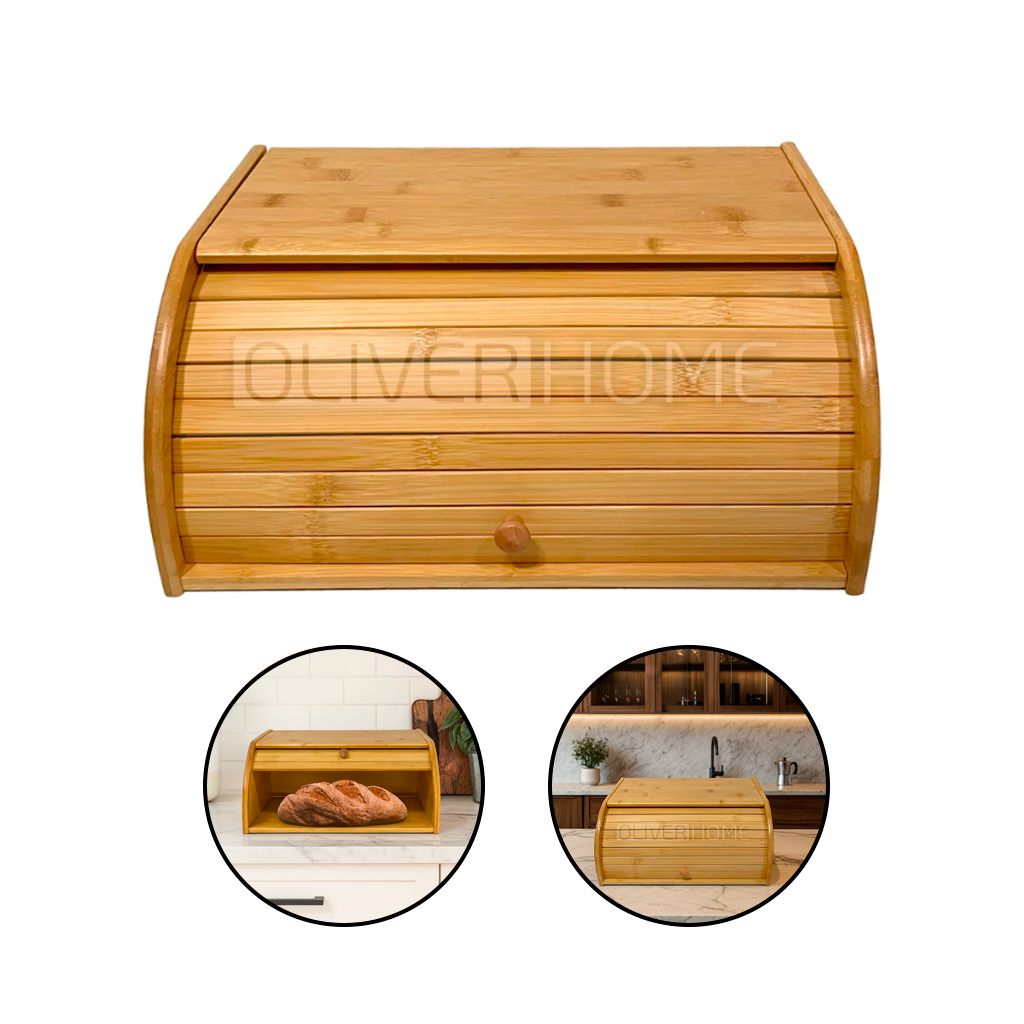 Porta Pães com tampa Armazenamento de Pães Retrátil Padaria Casa OliverHome em Oferta na Shopee