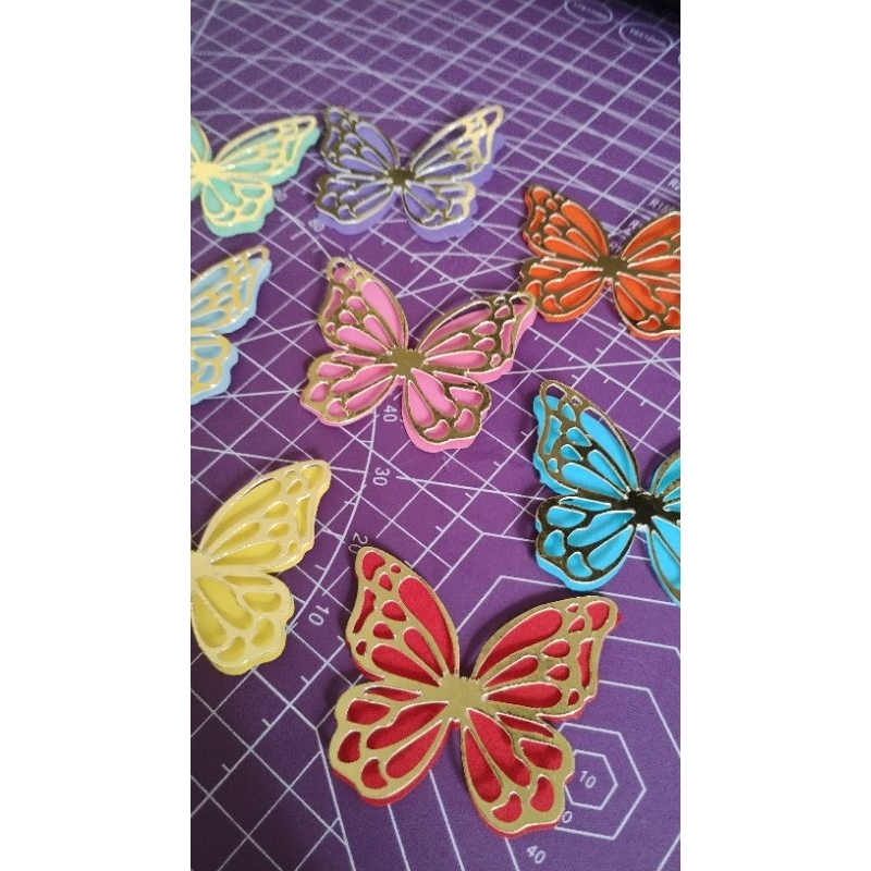envio Rápido - kit apliques borboletas/aplique de papel borboleta 3d\personalizado\lembrancinhas