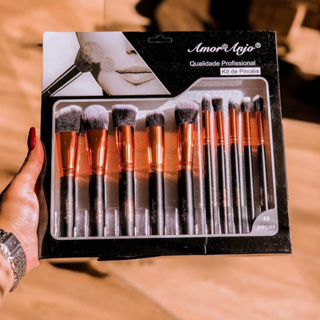 Kit de Pincéis de Maquiagem Completo Amor Anjo com 10 unidades Para Maquiagem Profissional e Iniciante em Oferta na Shopee