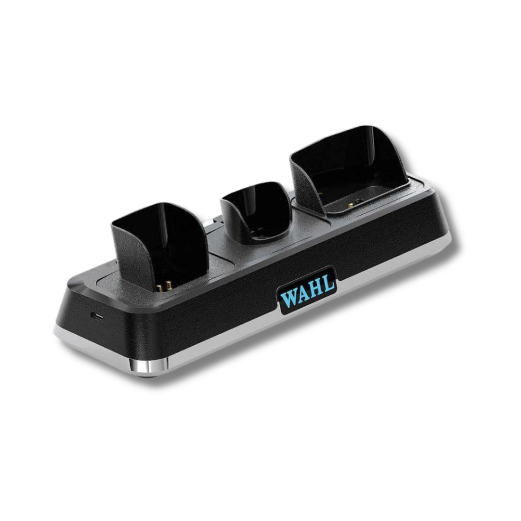 Base Carregadora Power Station Bivolt Profissional Wahl | 3 Entradas de Carregamento