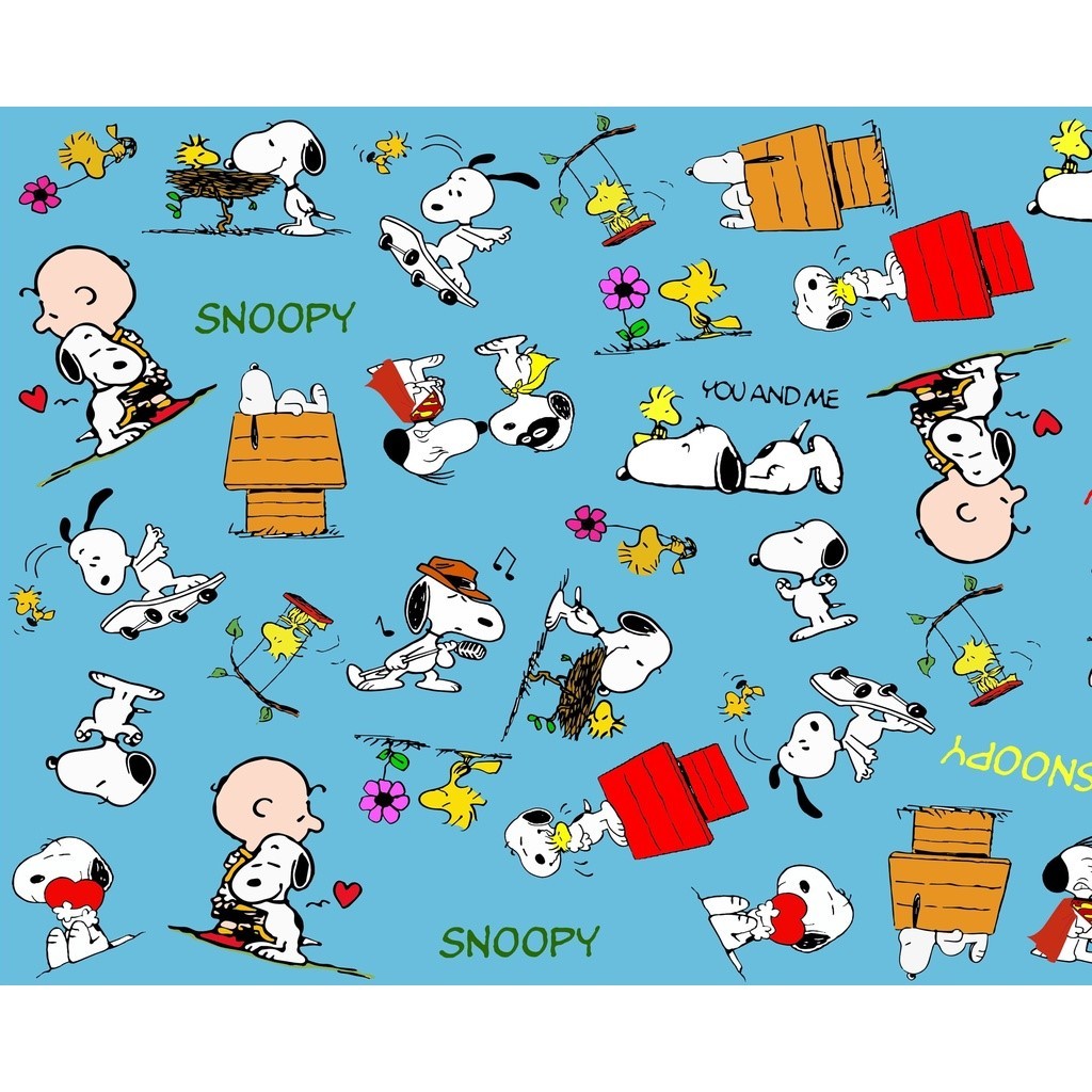 Tecido OXFORD estampado digital - Snoopy e Charlie Brown em Oferta na Shopee