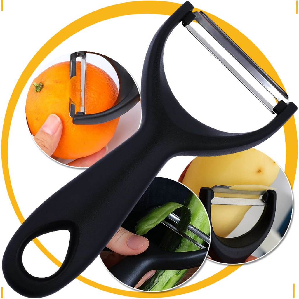 Descascador Legumes Ralador Fatiador Lamina Aço Inox  Profissional Frutas Batata Fácil de Usar