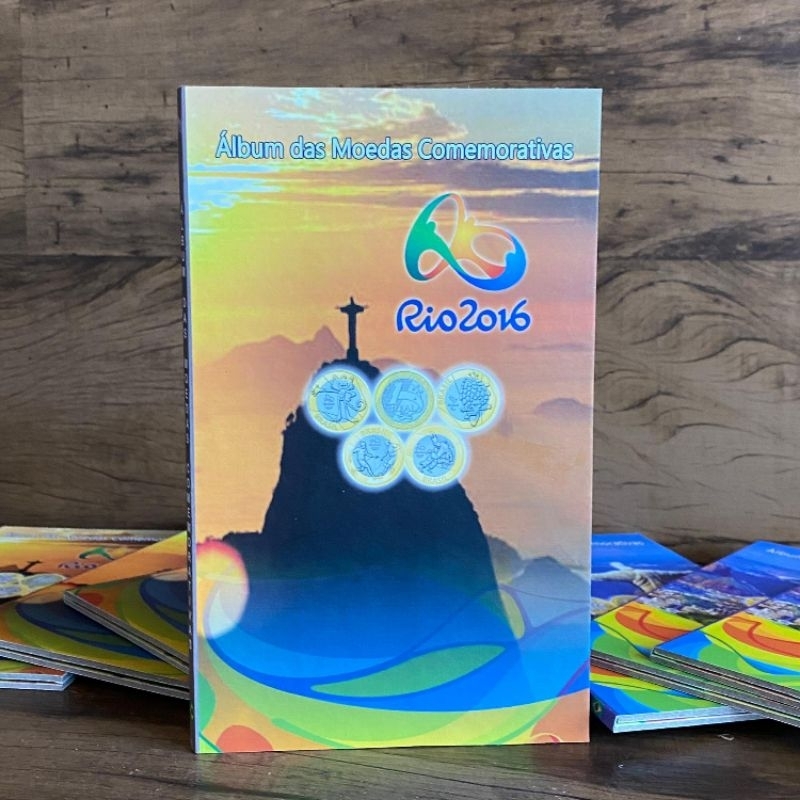 Álbum das Moedas Comemorativas das Olimpíadas Rio 2016".