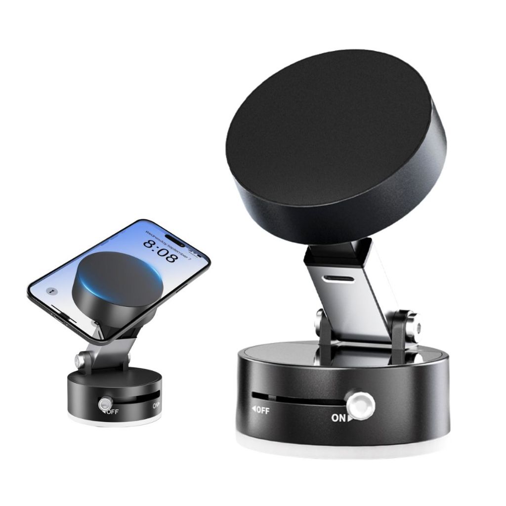 Suporte Magnético 360° Para Celular Dobrável Para Carro MagSafe Com Sucção A Vácuo E Ajustável Celular ​Universal