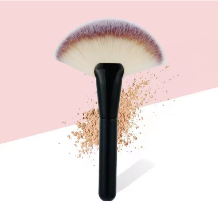 Pincel de Maquiagem DUO FIBER Profissional Portátil BB Cream Blush em Pó Base