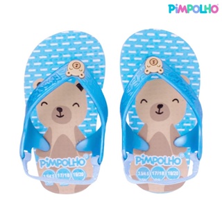 Sandália Praiana Baby Azul/Urso Masculino Pimpolho em Oferta na Shopee