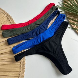 Calcinha de Biquíni Feminino Avulso Fio Dental Confortável em Oferta na Shopee