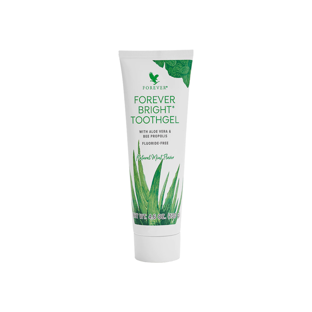 Gel Dental Forever Bright Aloe Vera Sem flúor Natural