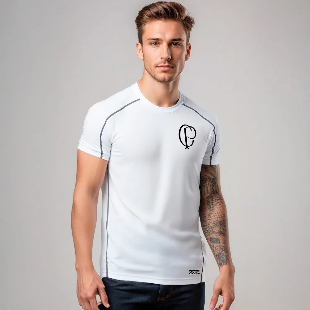 Camisa Corinthians Raglan Trancador Masculina Oficial em Oferta na Shopee