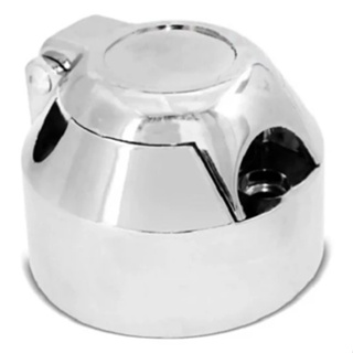 Tomada de Engate Fêmea 6 Polos Cromada Reboque Carreta Carro em Oferta na Shopee