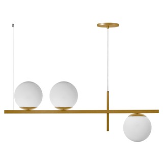 Pendente LuminaLux Jabuticaba PLX0009 Vidro Globo Sala Mesa