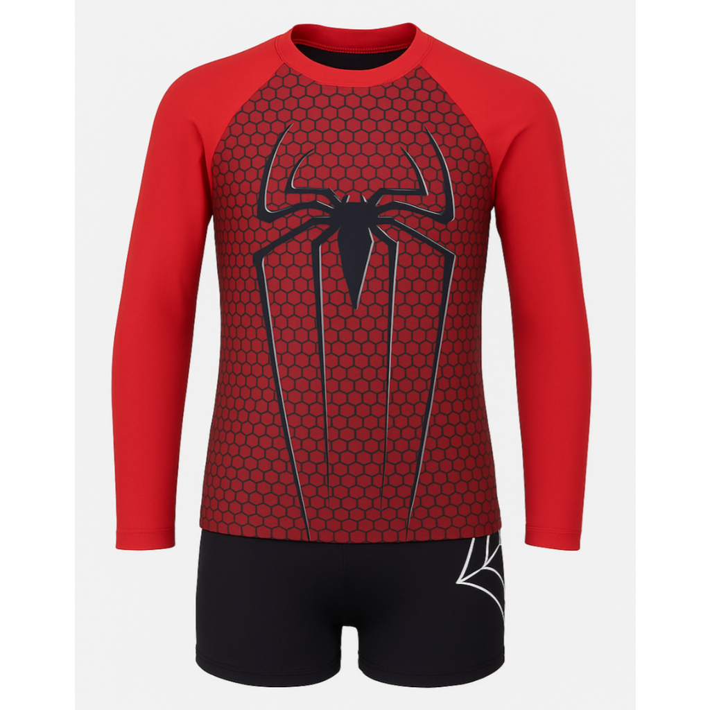 Conjunto Camisa Sunga Proteção Solar Uv FPU50+ Infantil Aranha em Oferta na Shopee