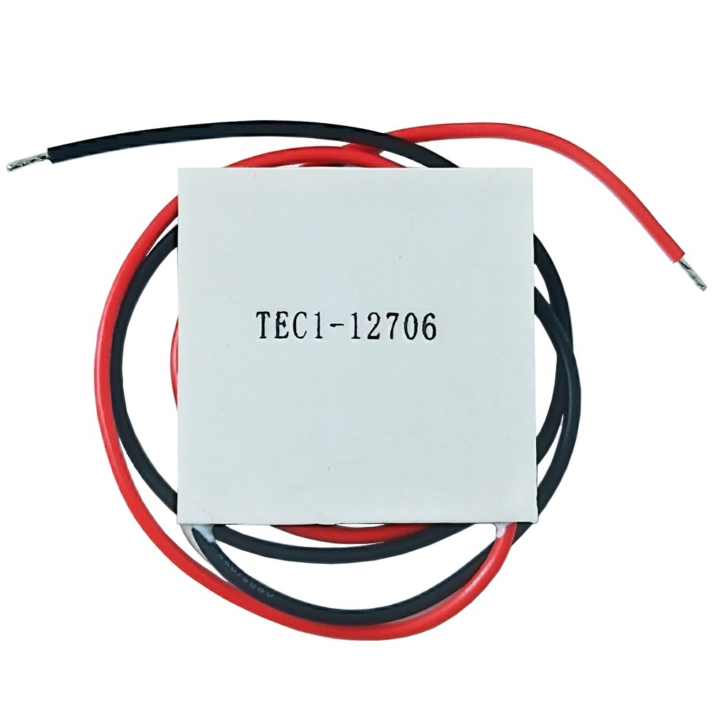 Pastilha Tec1-12706 Peltier 15,4v 63w 7,6Amp 40mm 3,9mm