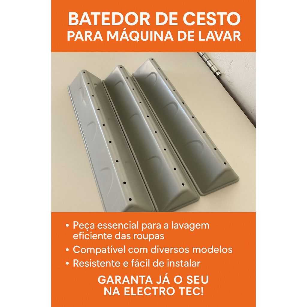 Par de 2  Batedor de Cesto Original Samsung – Peça de Reposição para Lava e Seca