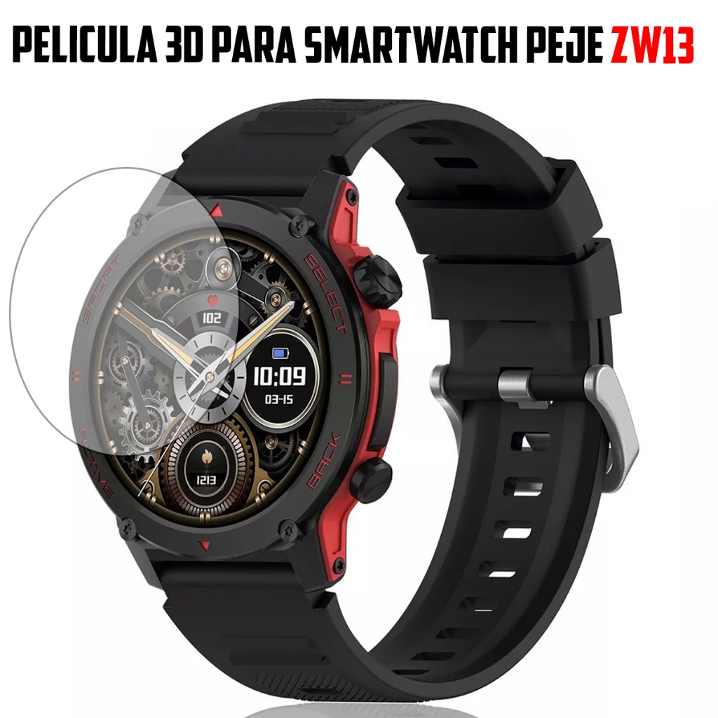 Película para Smartwatch PEJE ZW13 AMD de vidro temperado Proteção de Tela