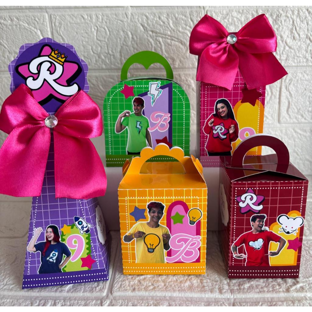 Kit Caixinhas Personalizadas Emilly Vick e os Rosas /Festa Infantil/Lembrancinhas/Personalizados/PEGUE E MONTE