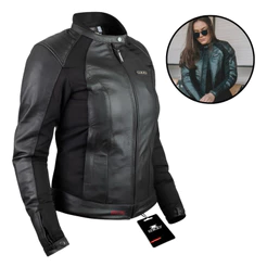 Jaqueta Motociclista Couro Feminina Texx Storm Lady Estilosa