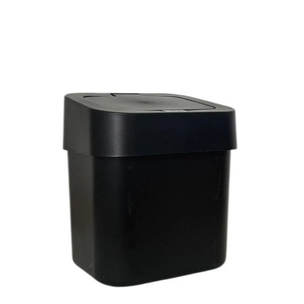 Lixeira Quadrada Com Tampa Click De 4 Litros Micromax Pia