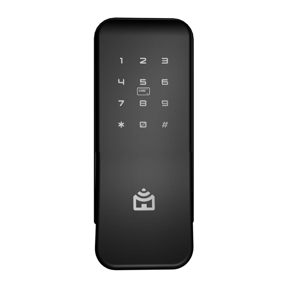 Smart Fechadura Wi-Fi de Sobrepor Positivo Casa Inteligente Abertura por Biometria, Senha, Tag e App