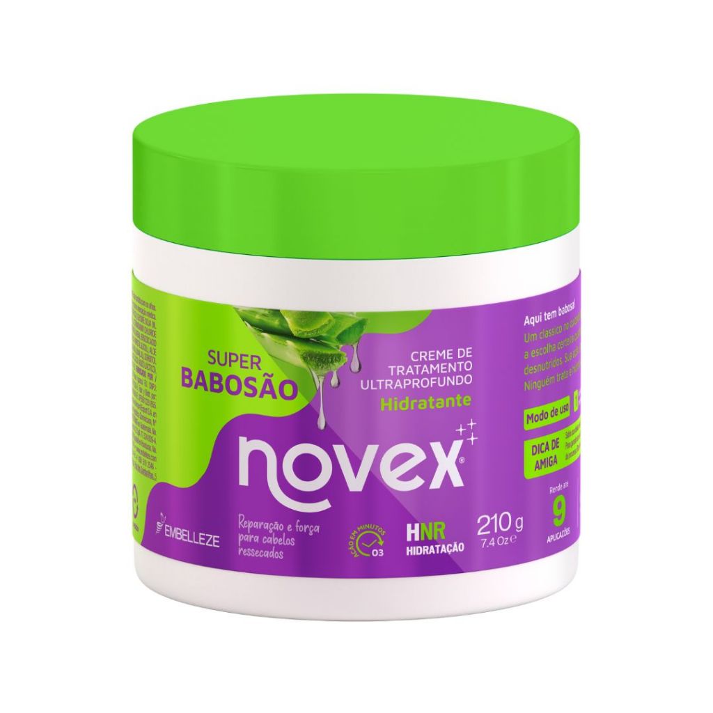 EMBELLEZE CREME TRATAMENTO NOVEX CONDICIONANTE 210G SUPER BABOSAO
