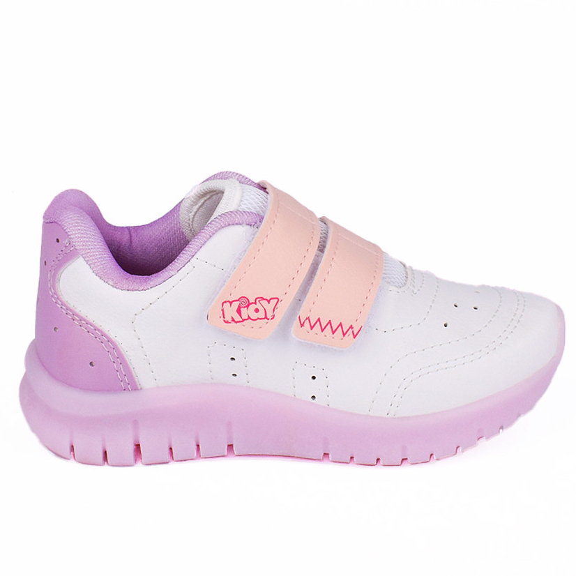 Tênis Infantil Menina Kidy de Luz Rosa e Lilás Luzinha Calce Fácil Confortável Fashion Moda Casual em Oferta na Shopee