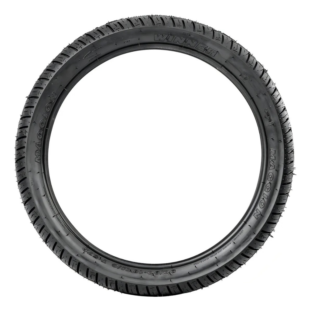Pneu Moto Maggion Winner 80/100-18 Dianteiro Uso Com Câmara Titan Fan CG Ybr Factor — imagem 2 de 2