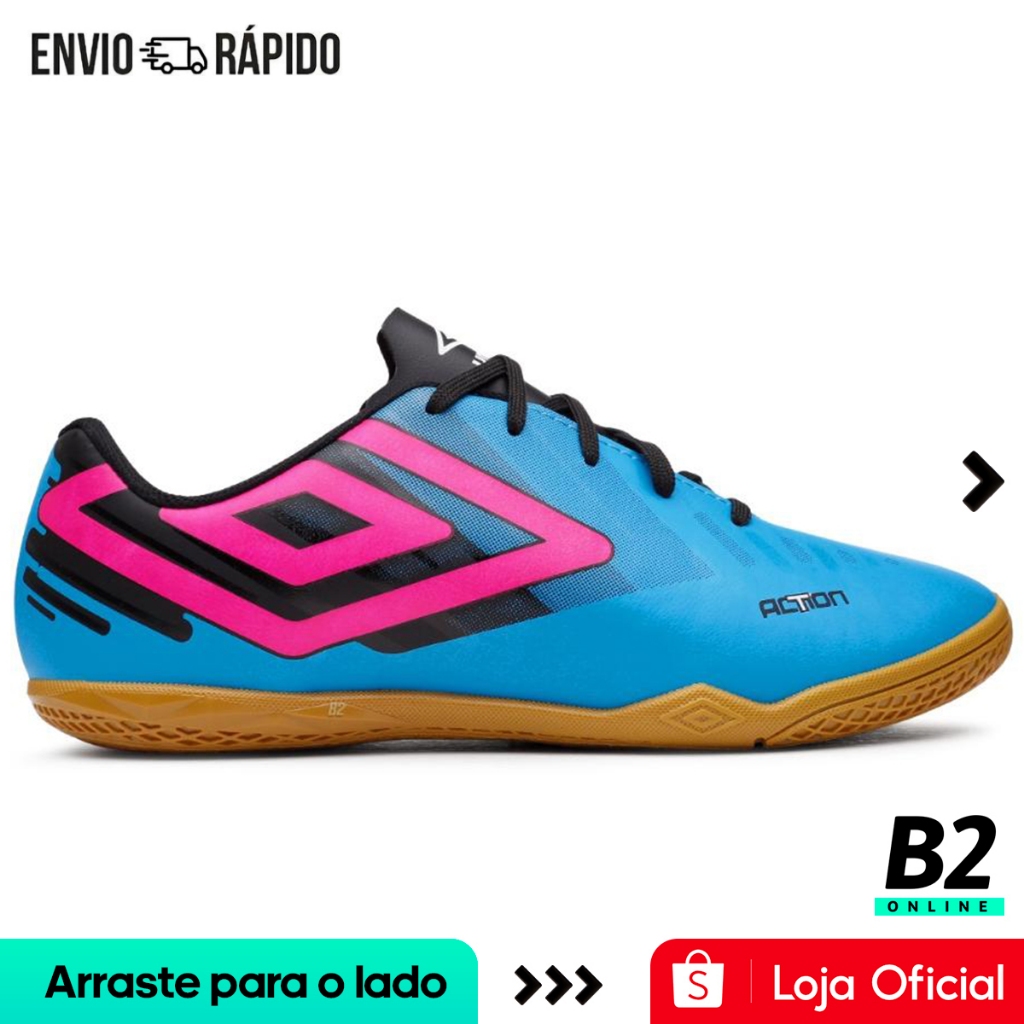 Chuteira Futsal Umbro Action Masculino Original Com Nota Fiscal e Garantia em Oferta na Shopee