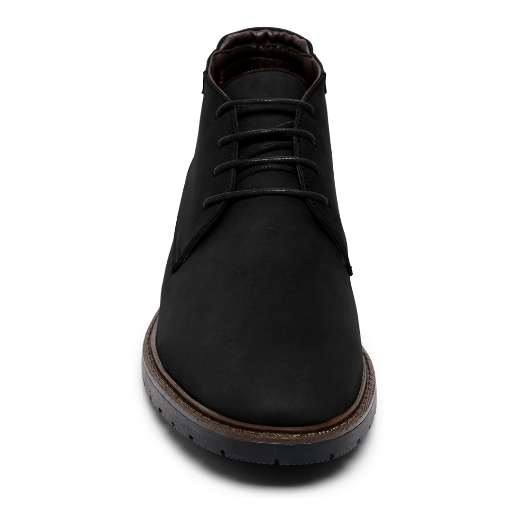 Bota Social Masculino Casual Couro Legitimo NOBUCK Solado Tecnológico Sapato Oxford + Palmilha