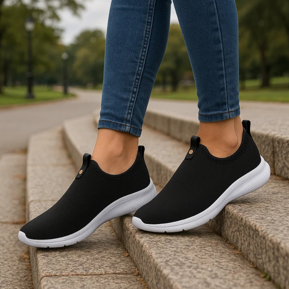 Tenis Meia Feminino Casual-Tenis Feminino para Caminhada,Academia-Leve e Confortável