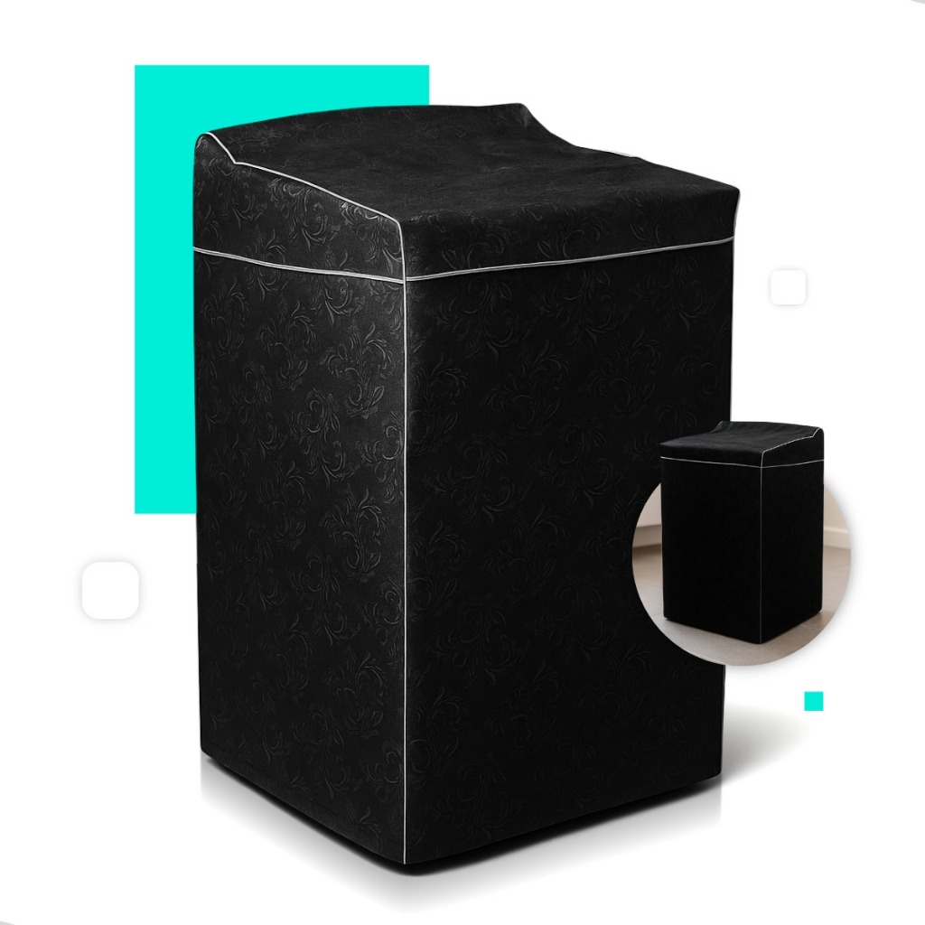 CAPA DE MAQUINA DE LAVAR ROUPAS SUPER GROSSA IMPERMEÁVEL DE CORINHO DURAVÉL PARA MAQUINAS DE LAVAR PROTEÇÃO PROTEÇÃO em Oferta na Shopee