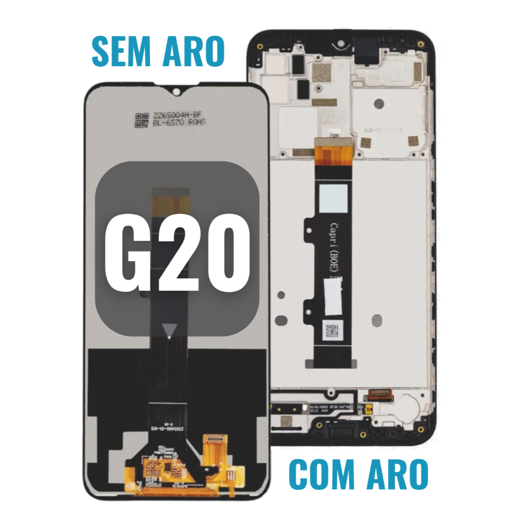 Display Touch Tela Frontal Touch G20 Xt2128 Xt2128-1 em Oferta na Shopee