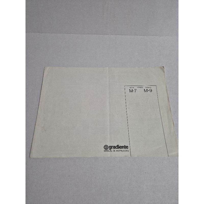 manual radio gradiente antigo C3318