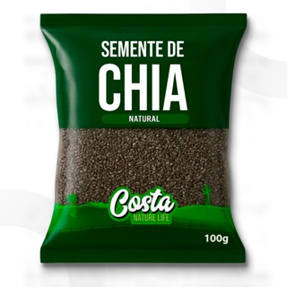 Semente de Chia Comercial Natural - Costa Nature Life em Oferta na Shopee