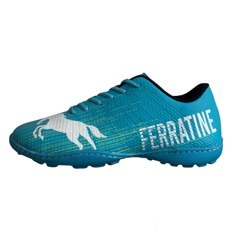 Chuteira Society Azul Ferratine Original Com Solado Costurado em Oferta na Shopee