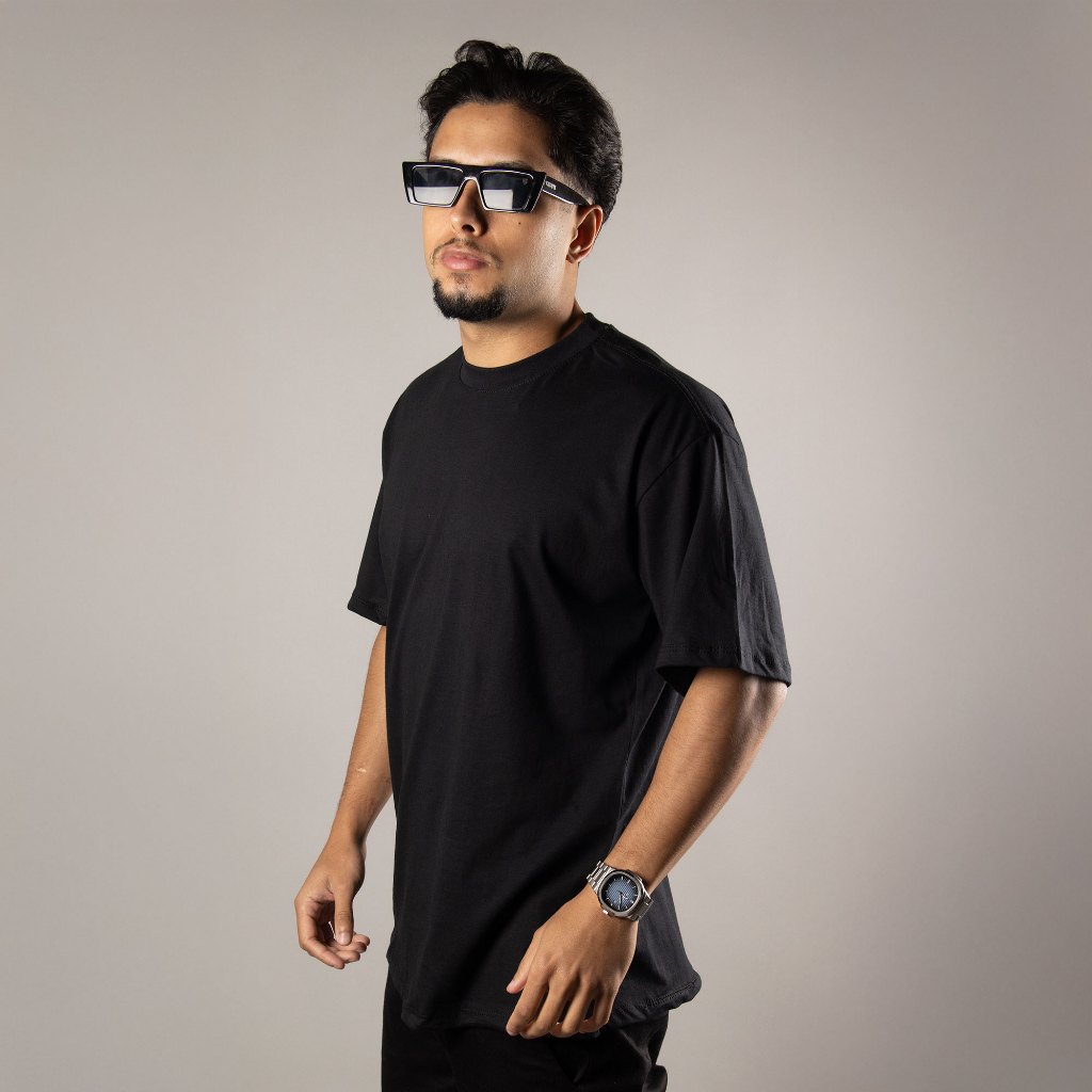 Camiseta Oversized Premium Streetwear  Lisa Basica Larga Masculina Gola Grossa Caimento Perfeito