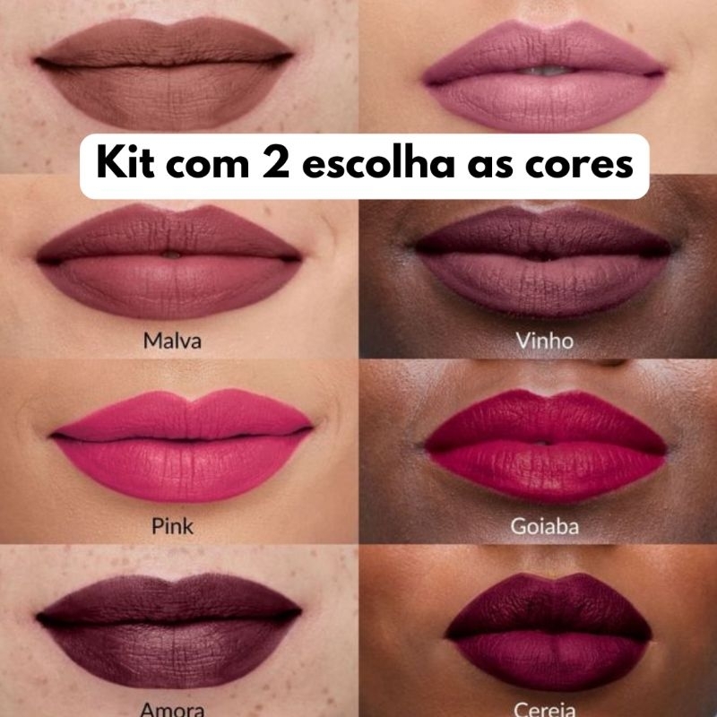 Kit 2 Batom Avon Ultramatte Pink Malva Misterioso e outras opções