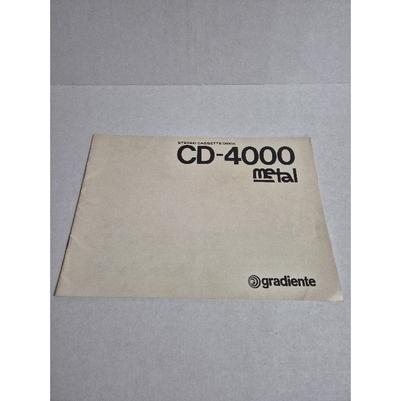 manual radio gradiente antigo C3319