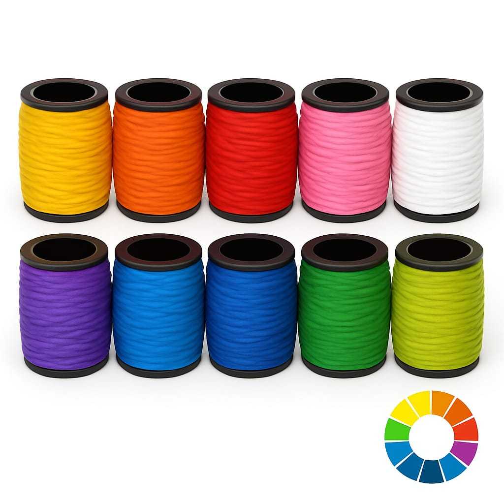 Rolo de 30 metros de fio encerado cordone macrame artesanatos em geral.