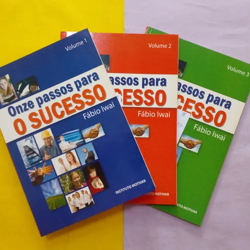 Onze passos para o sucesso Vols 1, 2 e 3 - Instituto Motivar