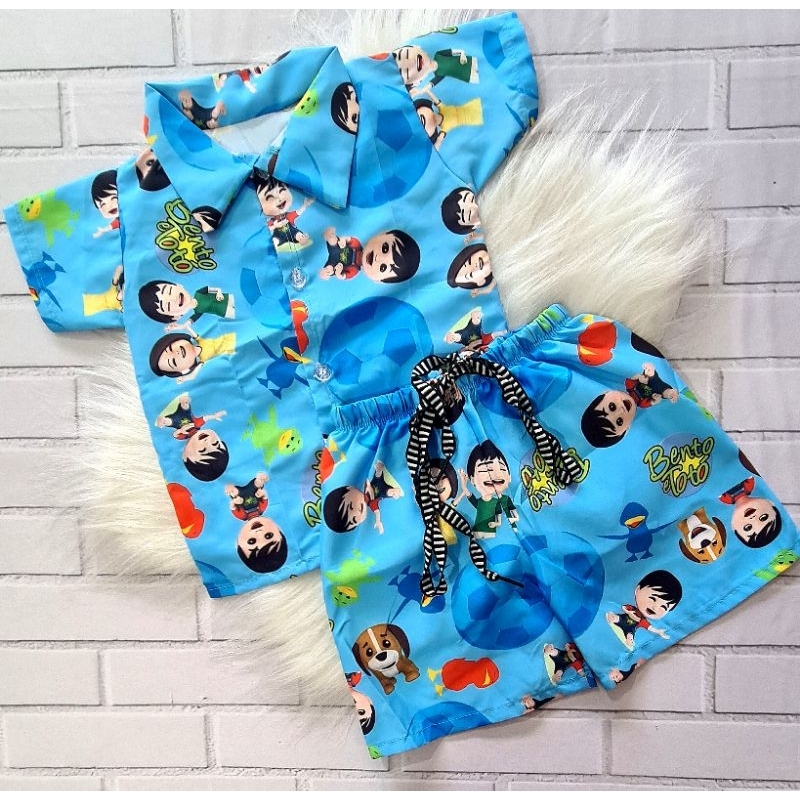 Conjunto Mauricinho Menino Temático Bento Bob Coco Palavrinhas Infantil em Oferta na Shopee